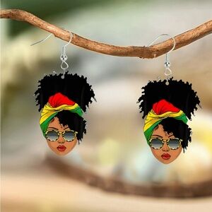 Vibrant Afrocentric Women Earrings